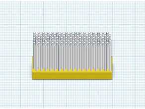 35 x 10 mm rechteckig Zahnbürste Kopf 4mm Dicke 3d-drucken 3d print model - Mito3D