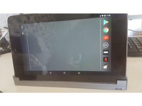 nexus 7 monte de 2012 + recarga pinos tablet carregador carregamento dock o 3d print model - Mito3D