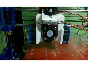 carrello e ventole prusa i3 r2 por hotend iec v4 Impresora 3d de las piezas 3d print model - Mito3D
