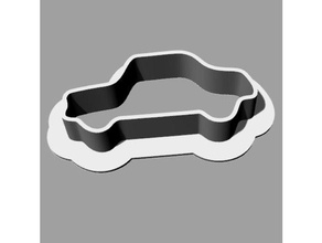 car cookie cutter slicer kitchen & dining auto cookies mobile 3d print model - Mito3D