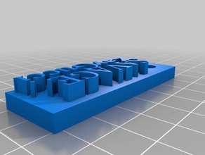 ısaiah Anahtarlık sanat 3d print model - Mito3D