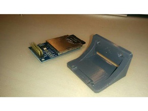 sd card modul holder 3d printer accessories 20x20 aluminum profile mks gen 14 ramps karte 3d print model - Mito3D
