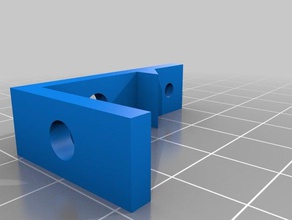 heated bed bracket 3d printer parts 3d print model - Mito3D
