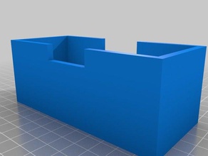 caja de la batería tetrix patrón pernos ftc robótica 3d print model - Mito3D