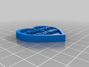 colgante coraz n La impresión en 3d 3d print model - Mito3D