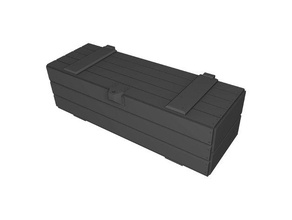 ddw rc de madeira militar crate box r c veículos 3d print model - Mito3D