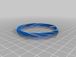 sided bangle 30 s jewelry customized 3d print model - Mito3D