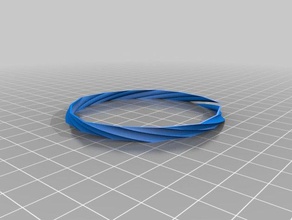 sided bangle 45 m jewelry customized 3d print model - Mito3D