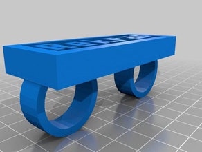 rekap parker anéis personalizado 3d print model - Mito3D