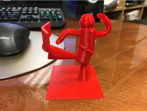 reading ninja sculptures 3d print model - Mito3D
