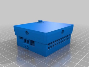 dfrobot 5a module enclosure electronics power supply cover robotics 3d print model - Mito3D