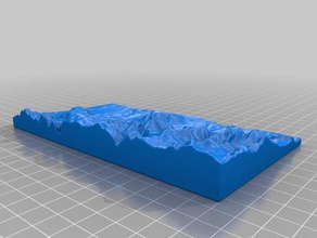terrain analyses & répliques le colorado la géologie or hogback lakewood lookout mountain mesa dessus de table 3d print model - Mito3D