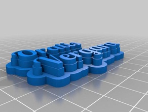 oralis vergara keychain keychains customized 3d print model - Mito3D