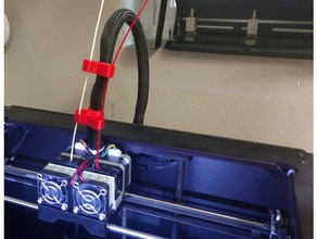 replicator 2x double filament guide 3d printer accessories 3d print model - Mito3D
