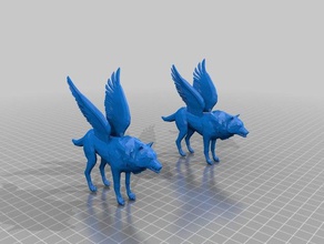 copy wolf 3d printing 3d print model - Mito3D