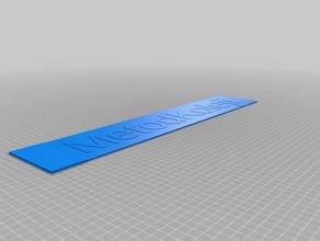 il mio personalizzato numero di targa dei rimorchi automotive su misura 3d print model - Mito3D