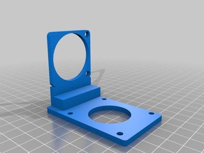 cooling fan mounting bracket 3d printer accessories 3d print model - Mito3D