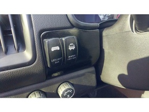 2015+ chevy colorado placa do interruptor a indústria automotiva 3d print model - Mito3D