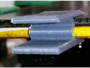 cama clip de bajo perfil Impresora 3d accesorios clips cristal el calor la printbed 3d print model - Mito3D