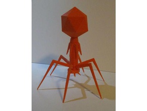 stampabile batteriofago biologia 3d print model - Mito3D