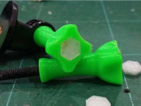 hexagon cover m5 screw gopro knob remix camera mount 3d print model - Mito3D