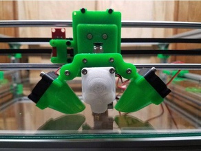 skull 30mm fan guard 3d printer parts 3d print model - Mito3D