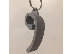 frisbee clip sport & fitness all'aperto keychain 3d print model - Mito3D