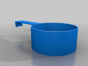 meine angepasste couch Becherhalter Container kundengebundene 3d print model - Mito3D