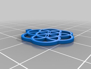 círculos pingente jóias manda 3d print model - Mito3D