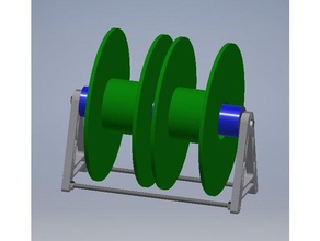 light weight filament reel 3d printer accessories 3d print model - Mito3D