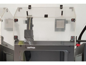 capot zortrax avec syst me filtration hepa 3d printer accessories dome filter m200 3d print model - Mito3D