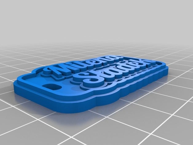 milena key ring keychains customized 3D print model - Mito3D