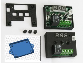 w1209 thermostat-box - Elektronik arduino box Fall diy relais thermometer thermostat 3d print model - Mito3D