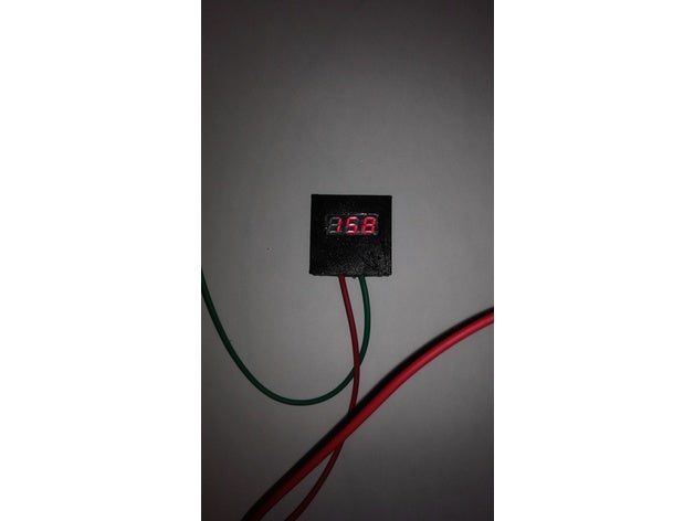 12 volt led mini misuratore di caso l'elettronica 3D print model - Mito3D