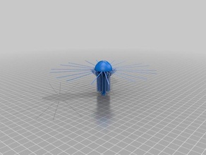 meine angepasste Quallen - drooloops Tiere kundengebundene 3d print model - Mito3D