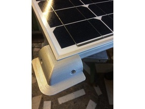 eckhalterung solarpanel automotive 3d print model - Mito3D
