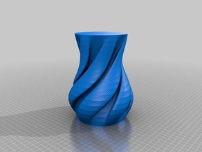 il mio personalizzato ondeggianti vaso di fabbrica arredamento su misura 3d print model - Mito3D