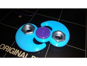 meu personalizados yin-yang fidget giratório mecânico de brinquedos personalizado spinner yinyang 3d print model - Mito3D