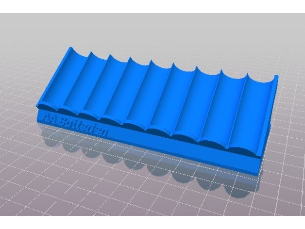 compartimento de pilhas aa - duplo organização baterias a bateria suporte da 3D print model - Mito3D