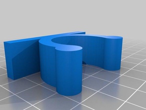 25 mm de la paroi du tube support l'organisation personnalisé 3d print model - Mito3D
