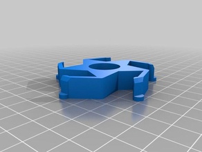 adaptador rollo filamento in165out57 Impressora 3d de peças personalizado 3d print model - Mito3D