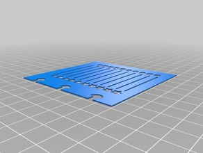 my customized parametric todo list stencil circa levenger happy planner holes office 3d print model - Mito3D
