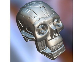 mech skull sculptures 3d print model - Mito3D