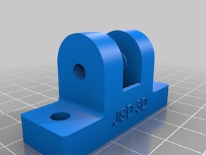 hictop y axis idler pulley bracket v1 3d printer parts prusa i3 y-axis 3d print model - Mito3D