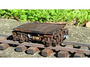 mine truck v3 props animation mining prop railway stop-motion wagon 3d print model - Mito3D