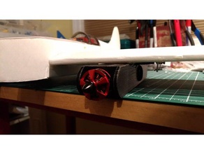 ft mini wing pods v2 2 downward thrust angle 3d printing flitetest flite test power pod 3d print model - Mito3D