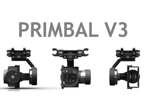 primbal v3 - 3 axes brushless gimbal yi gopro r c véhicules action cam réglable de la caméra le bricolage drone flitetest fpv cardan moteur multirotor stabilisateur storm32 velocirotor xiaomi 3d print model - Mito3D