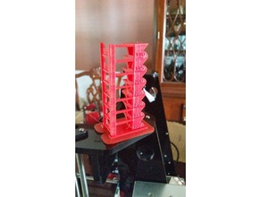 pla sıcaklık kuleleri 3d baskı testleri temp testi Kulesi kalibrasyon kule 3d print model - Mito3D