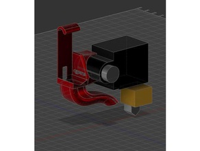 snap-on rear fan mount monoprice select v2 3d printer parts 3d print model - Mito3D