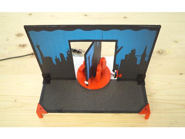 küçük tiyatro interaktif sanat 3D print model - Mito3D